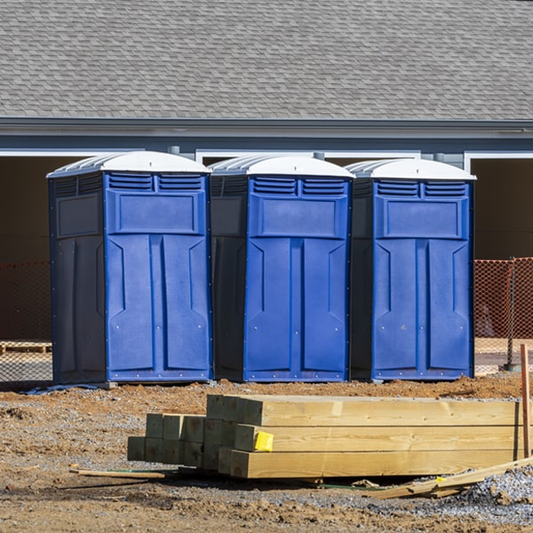 are there any restrictions on where i can place the portable restrooms during my rental period in Valley Head